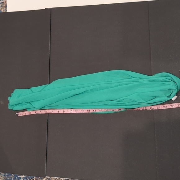 Lauren Scarlet Gift Craft Multi-Use Fashion Sheer Scarf Green - Picture 6 of 6